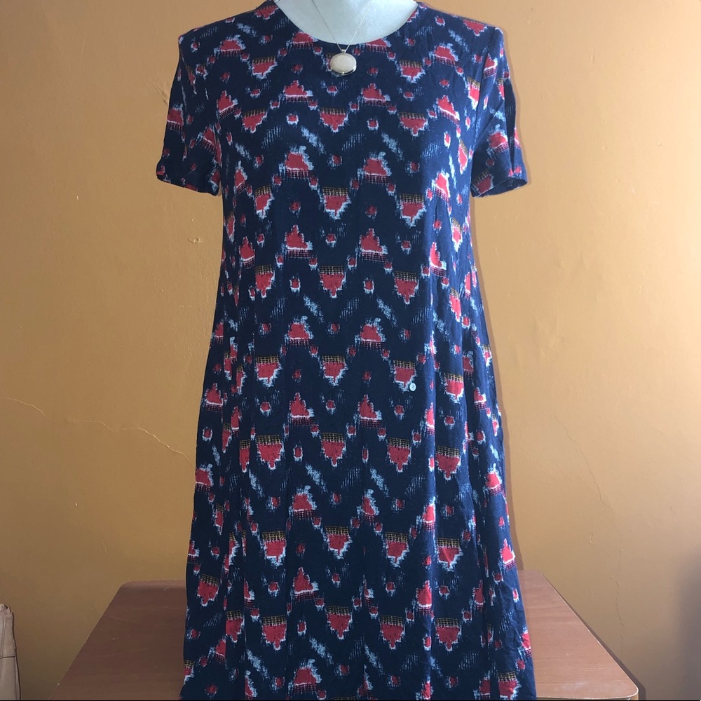Loft Navy & Red Dress Size Small NWT